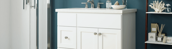 JSI Cabinetry Premier Series Vanities - Amesbury White