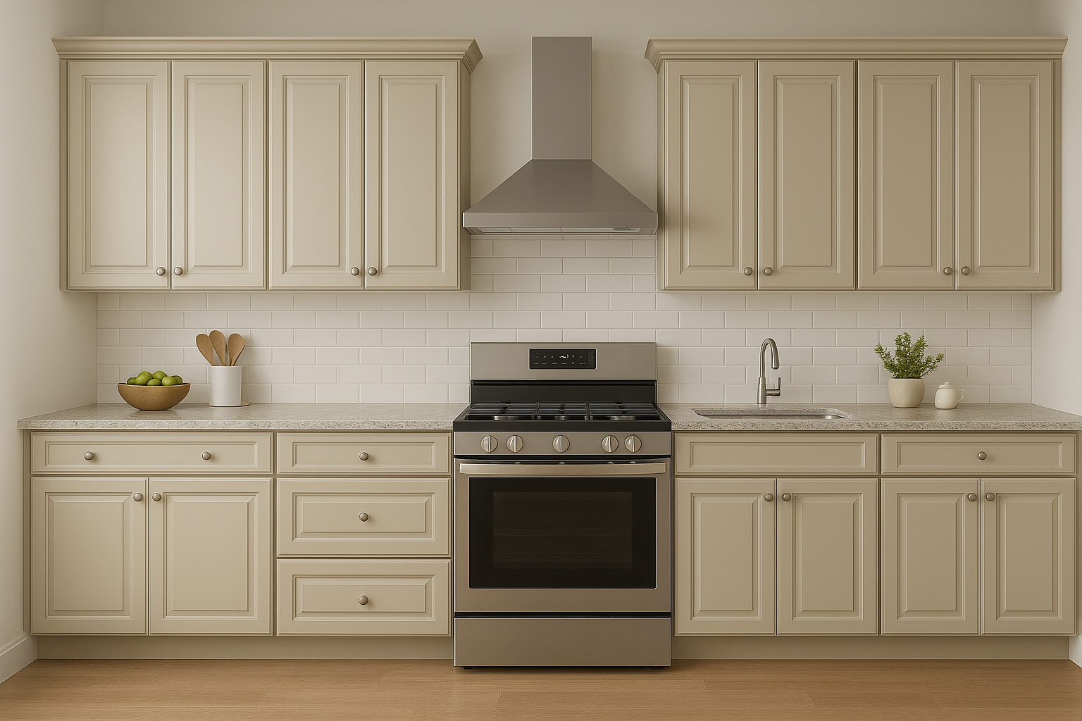 Avalon Raised Panel in Sherwin-Williams® Accessible Beige (SW 7036)