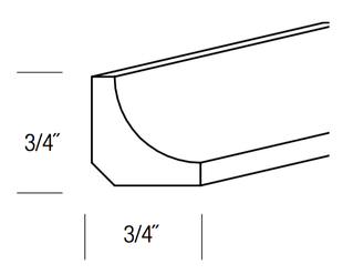 ICM8 - Norwich Recessed - Inside Corner Molding