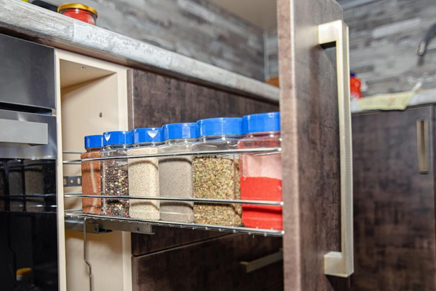 Kitchen Storage, Base Cabinet Pullout Food Storage Container