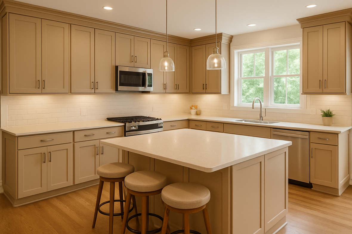 Nomadic Desert Kitchen Cabinets | Sherwin-Williams SW 6107 Cabinet Color Spotlight
