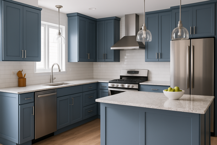 Distance Kitchen Cabinets | Sherwin-Williams SW 6243 Cabinet Color Spotlight