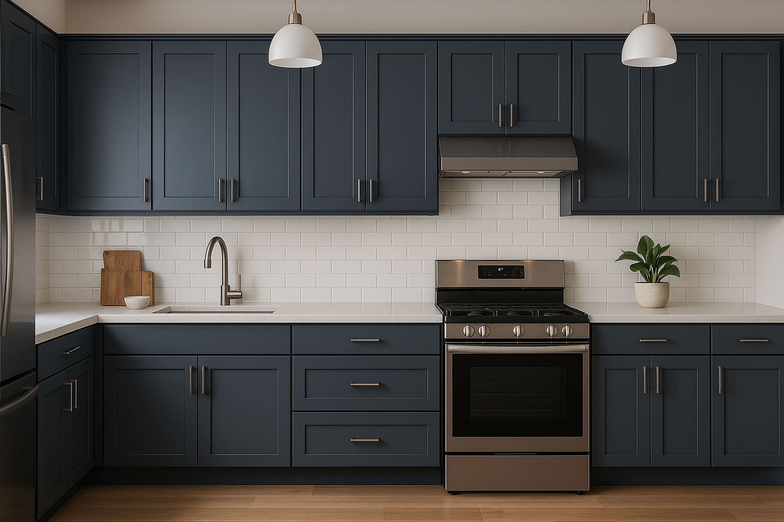 Granite Peak Kitchen Cabinets | Sherwin-Williams SW 6250 Cabinet Color Spotlight