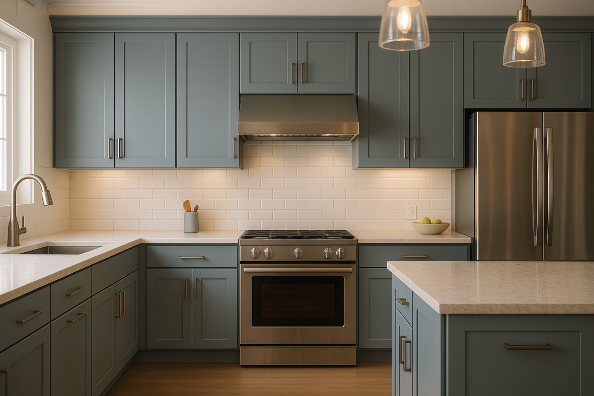 Stardew Kitchen Cabinets | Sherwin-Williams SW 9138 Cabinet Color Spotlight