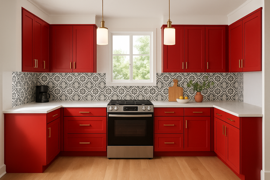 Heartthrob Kitchen Cabinets | Sherwin-Williams SW 6866 Cabinet Color Spotlight