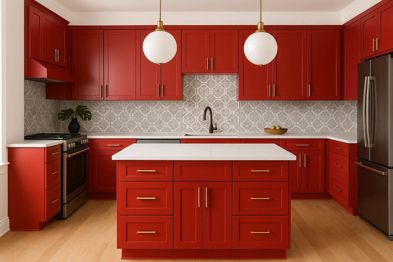 Show Stopper Kitchen Cabinets | Sherwin-Williams SW 7588 Cabinet Color ...