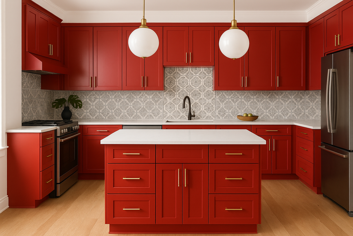 Show Stopper Kitchen Cabinets | Sherwin-Williams SW 7588 Cabinet Color Spotlight