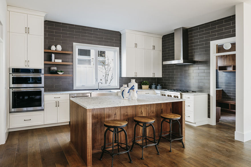 modern kitchen hardwood floors