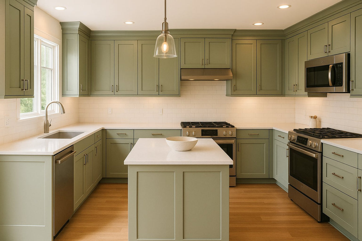 Stonecreek Cabinetry - Assembled Concord Clary Sage | Wholesale Cabinet ...