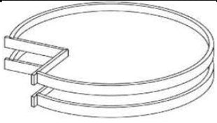 BLSTRAY - RTA Toffee Shaker - Accessory - BASE WOODEN LAZY SUSAN TRAY (2) - 27 5/16" X 27 5/16" X 6"