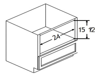 BMC27 - Assembled Ebony Shaker - Accessory - BASE BUILT IN MICROWAVE CABINET 27" - 27" X 34 1/2" X 24"