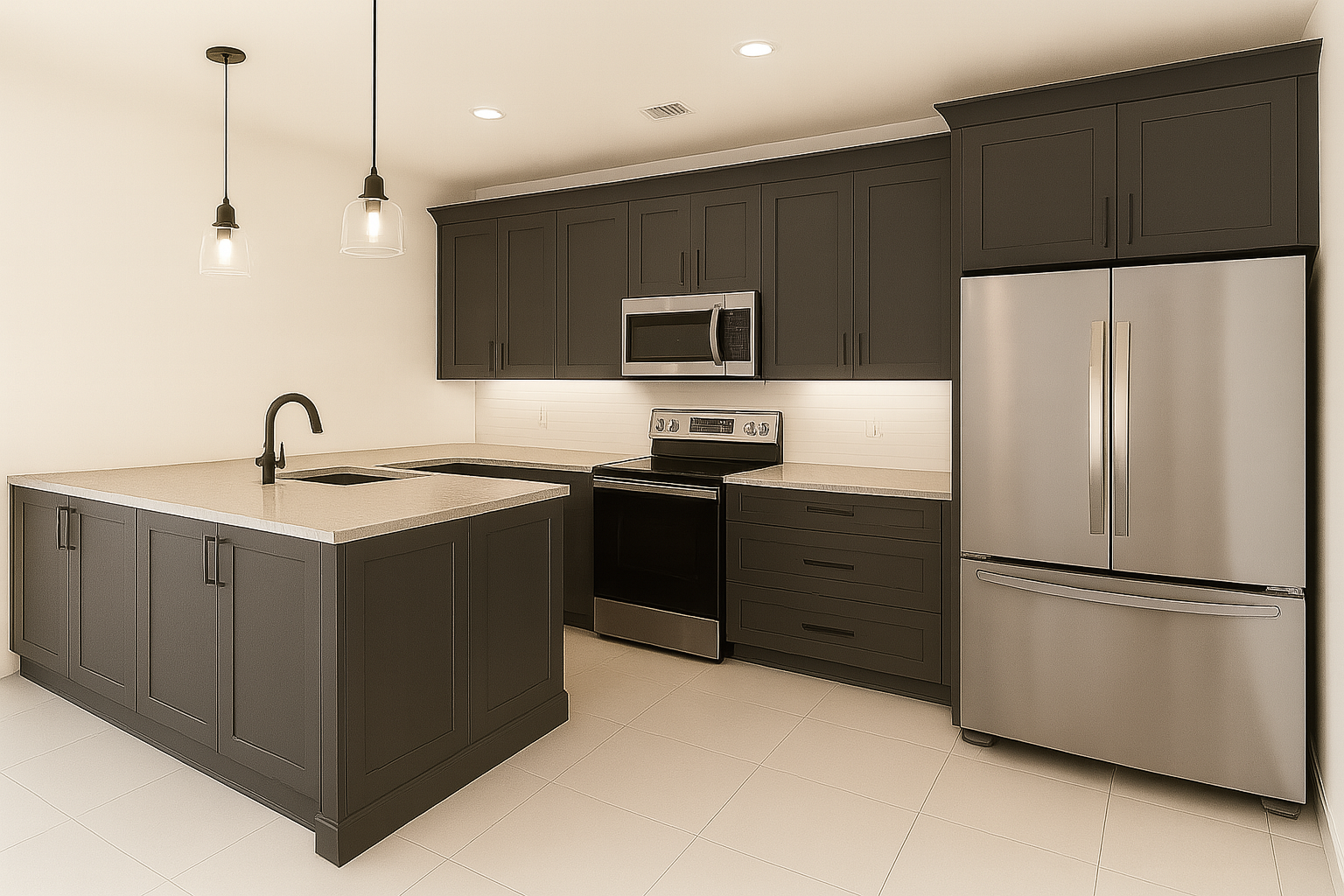 Stonecreek Cabinetry - Assembled Concord Urbane Bronze