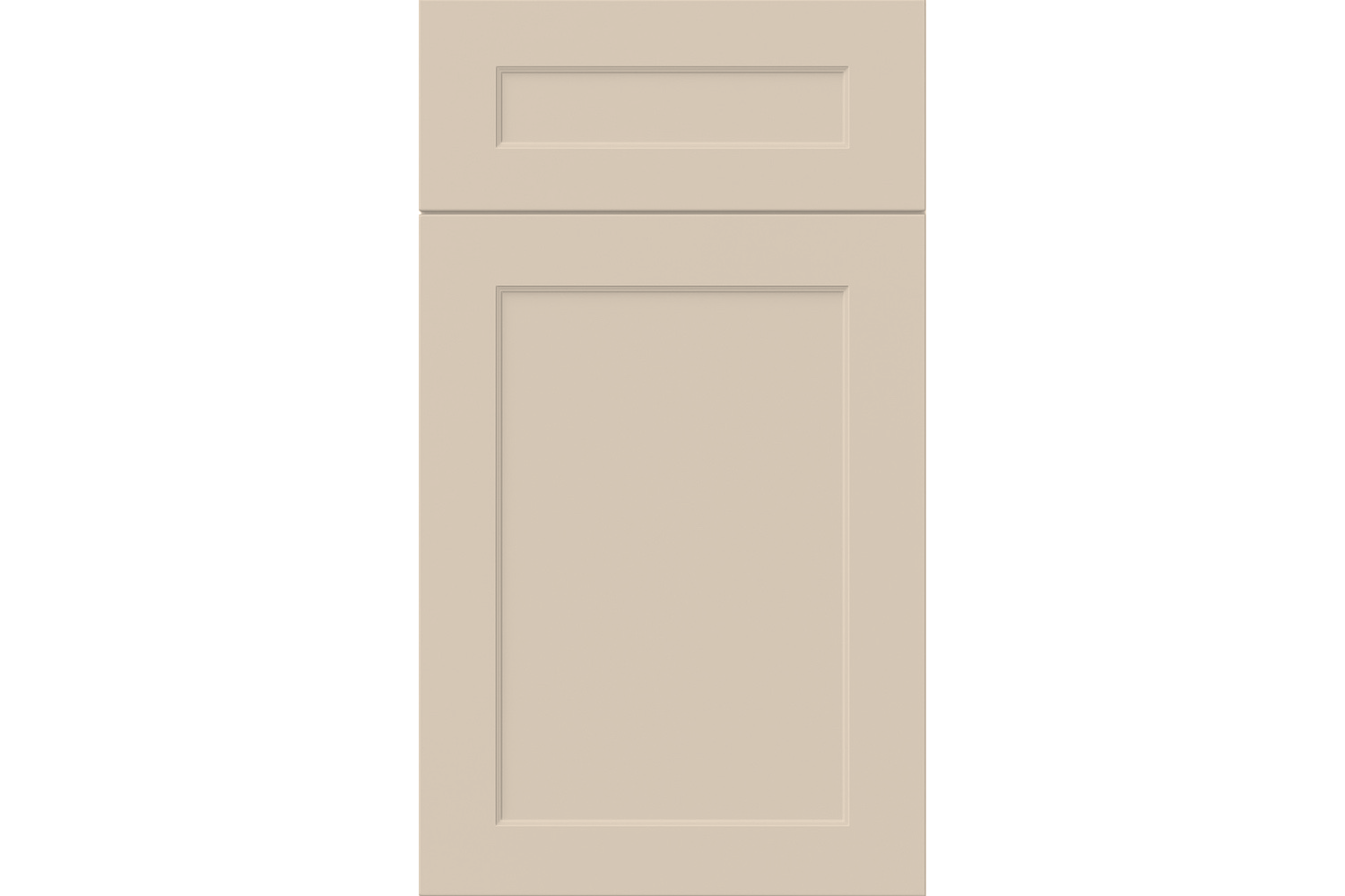 Sherwin-Williams® Balanced Beige (SW 7037) Kitchen Cabinets – Custom Series Concord Shaker