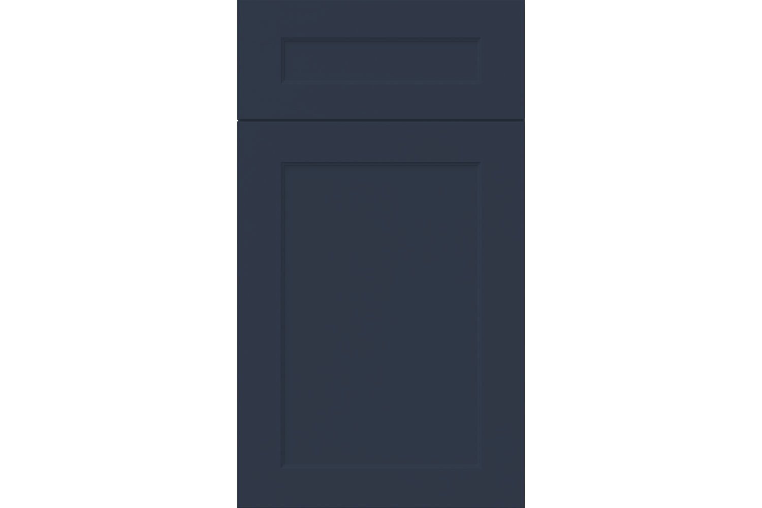 Sherwin-Williams® In the Navy (SW 9178) Kitchen Cabinets – Custom Series Concord Shaker