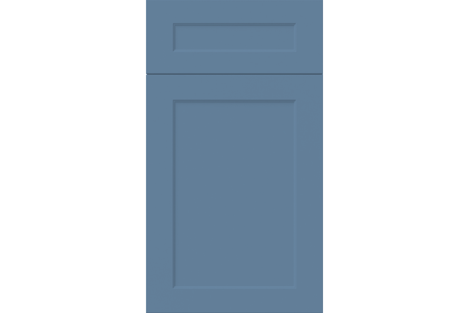 Sherwin-Williams® Smoky Blue (SW 7604) Kitchen Cabinets – Custom Series Concord Shaker