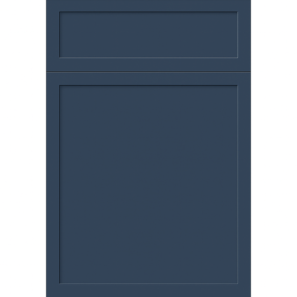 Contour door thumb indigo batik