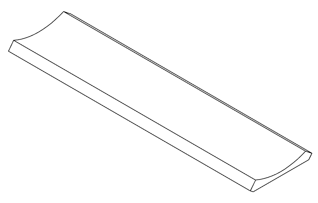 CMV8 - Assembled Concord Polar White - Cove Crown Molding