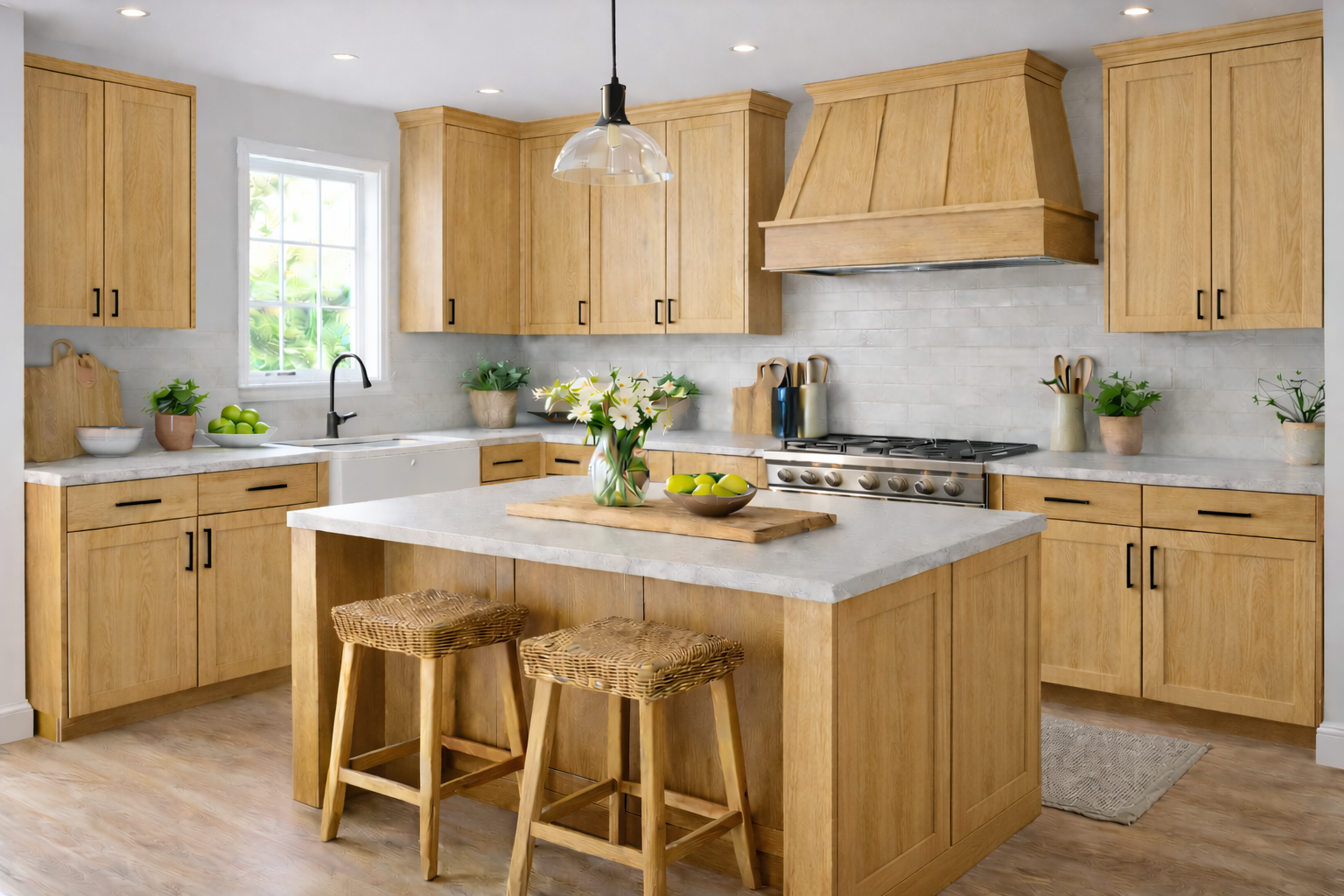 Sherwin-Williams Minwax Natural Match  kitchen cabinets
