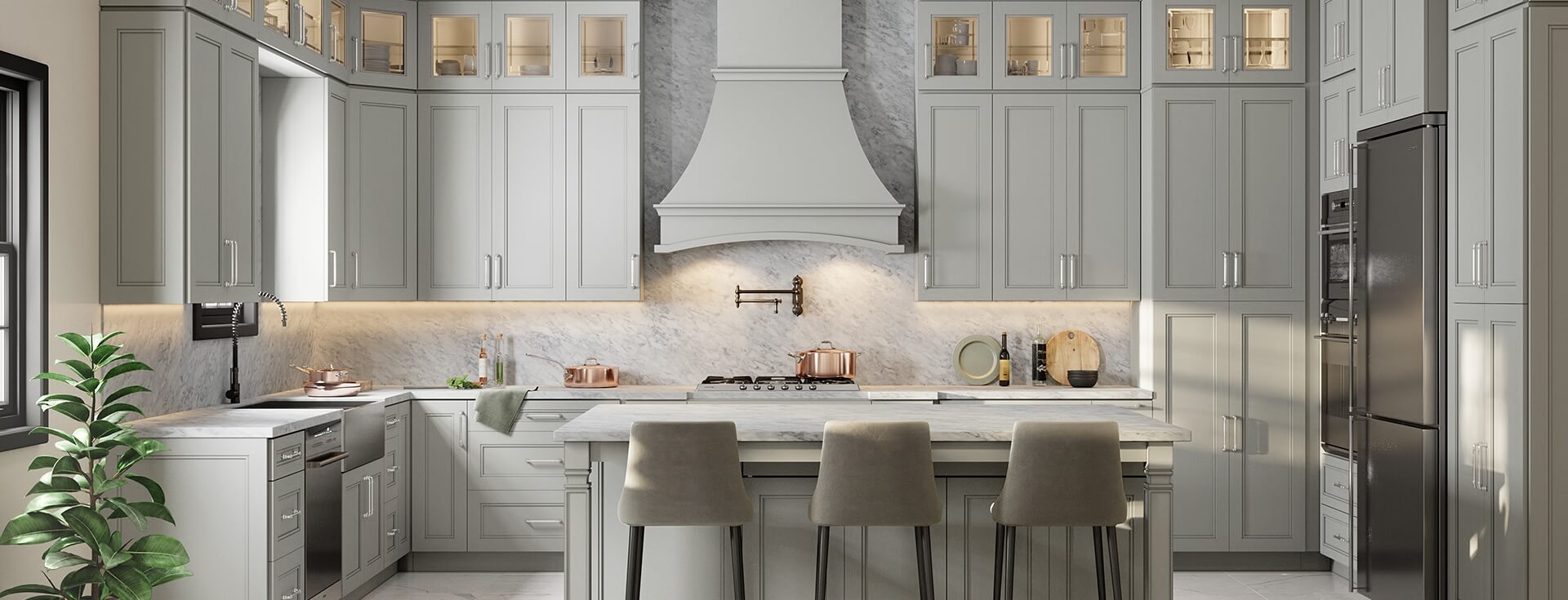 Sterling Gray Double Edge Shaker