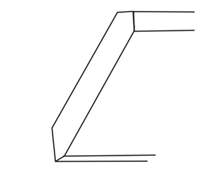 CMA8 - Assembled Concord Custom Color Paint - Angled Crown Molding