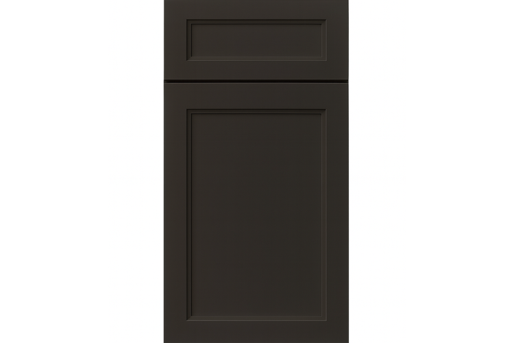 Sherwin-Williams® Urbane Bronze (SW 7048) Kitchen Cabinets – Signature Series Concord Shaker