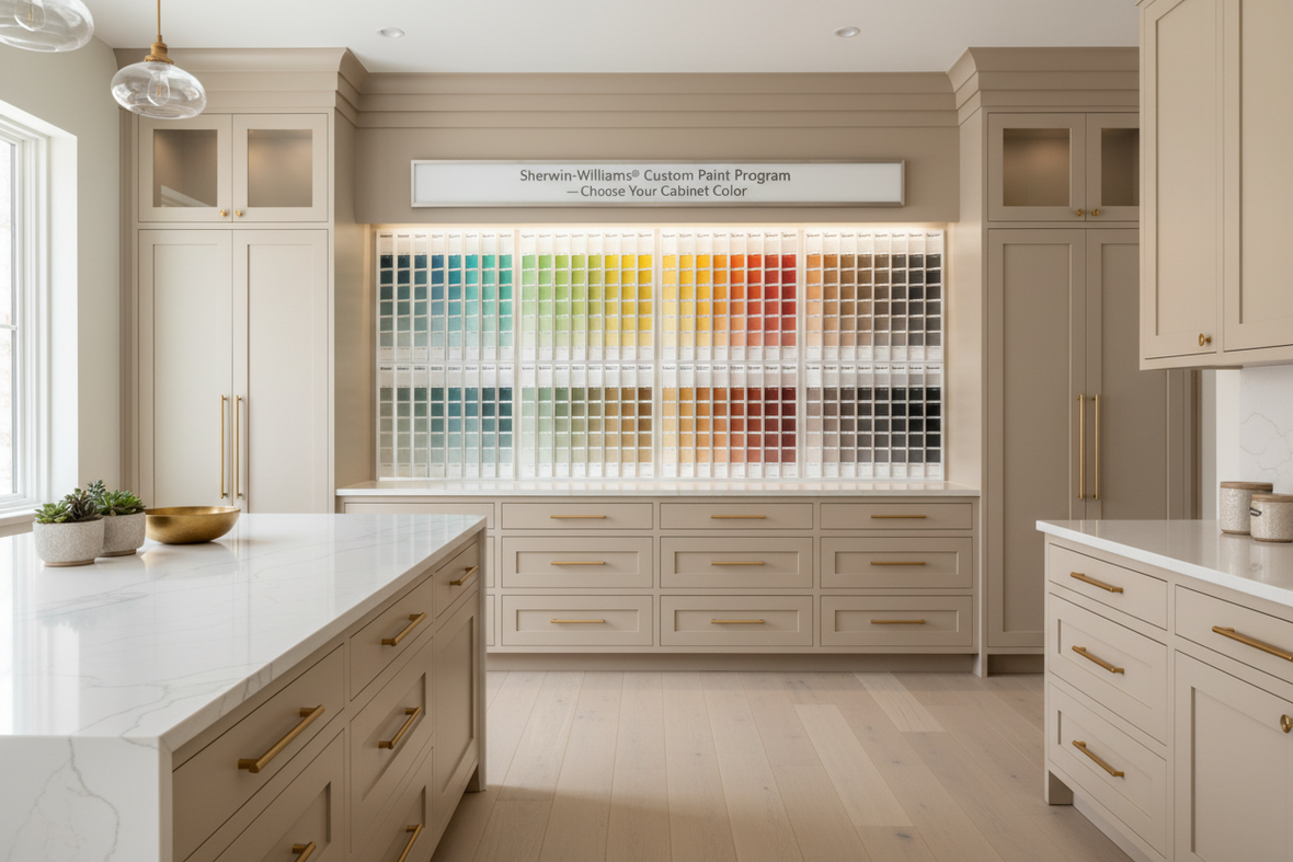 Hunt Club Kitchen Cabinets | Sherwin-Williams SW 6468 Cabinet Color Sp ...