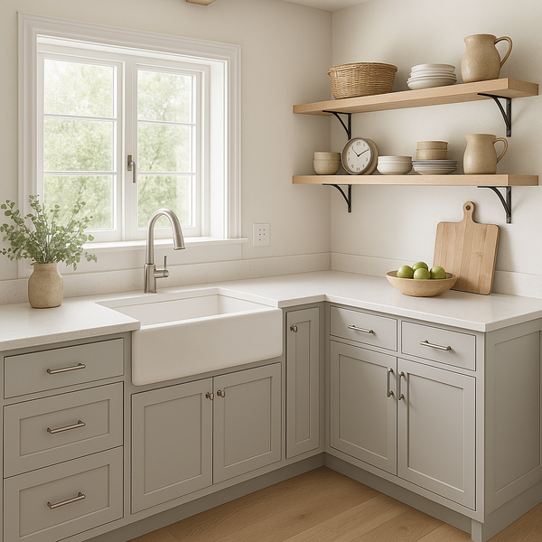 Shop Silverpointe (SW7653) Kitchen Cabinets