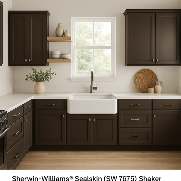 Shop Sealskin (SW7675) Kitchen Cabinets