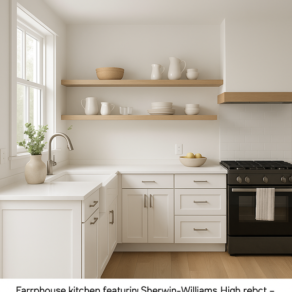 Shop High Reflective White (SW7757) Kitchen Cabinets