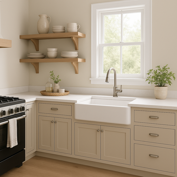 Shop Pavilion Beige (SW7512) Kitchen Cabinets