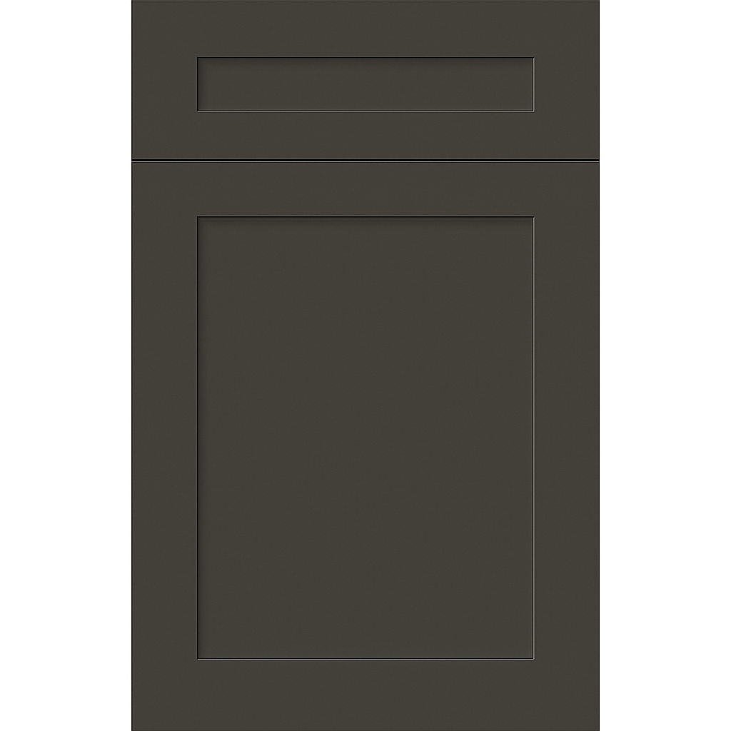 Sherwin-Williams® Black Fox (SW 7020) Kitchen Cabinets – Signature Series Concord Shaker