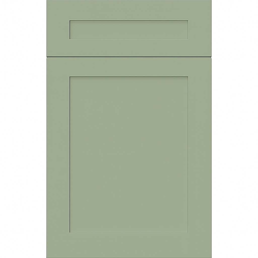 Sherwin-Williams® Clary Sage (SW 6178) Kitchen Cabinets – Signature Series Concord Shaker