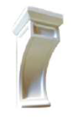CORBEL-42 - Assembled Charlton Raised Panel - CORBEL 2 3/4" X 8 1/4" X 2 3/4" - 2 3/4" x 2 3/4" x 8 1/4"