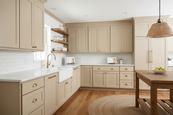 Shop Macadamia (SW 6142) Kitchen Cabinets