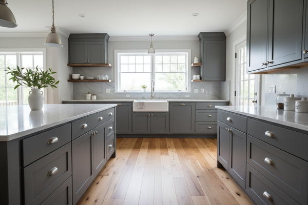 Shop Roycroft Pewter (SW 2848) Kitchen Cabinets