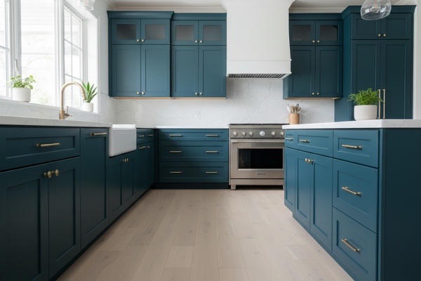 Shop Oceanside (SW 6496) Kitchen Cabinets