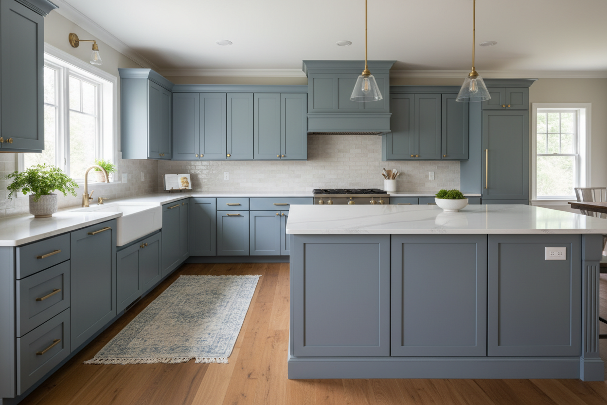 Blue Kitchen Cabinet Colors kitchen design inspiration – cabinet color ideas and pairings