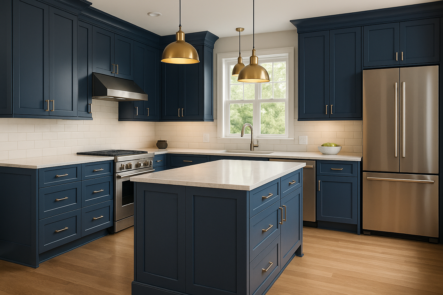 Assembled Concord in Sherwin-Williams® Indigo Batik (SW 7602)