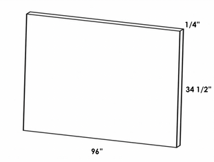 BP3696 - RTA Sage Green Shaker - Back Panel