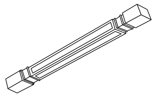 PS3 - RTA Perla Raised Panel - SHAKER TURN POST 3" X 3" x 34 1/2" - 3" x 3" x 34 1/2"