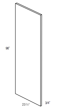 3/4REFP24 - Berwyn Opal - Refrigerator Panel - 3_4" x 23 7_8" x 96"