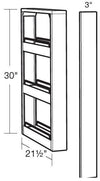 BFPO3 - Glasgow Polar White - 3" Base Filler Pullout