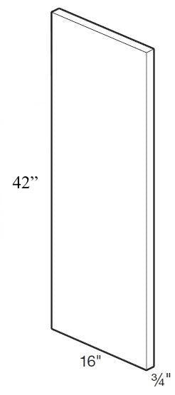 CPVW1642 - Manhattan High Gloss White - Wall Cover Panel Vertical-16dX42h