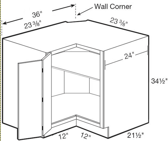 EZR36L - Hawthorne Cinnamon - Easy Reach 36" - Bi-Fold Door - Hinges On Left