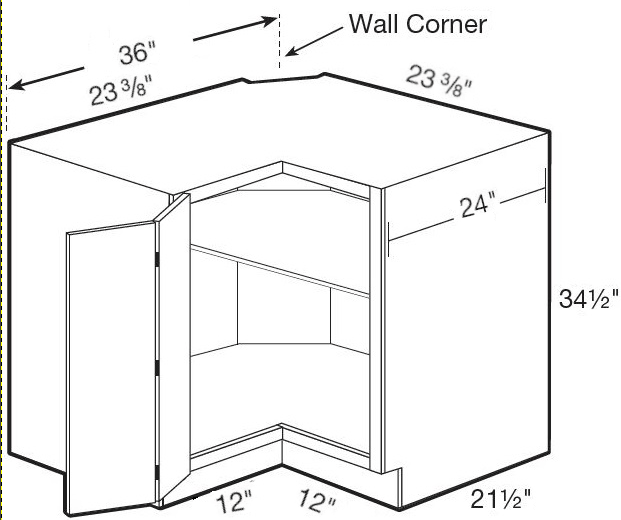 EZR36L - Hawthorne Cinnamon - Easy Reach 36" - Bi-Fold Door - Hinges On Left