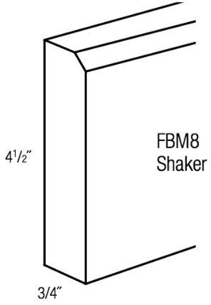 FBM8-s - Amesbury Mist - Furniture Base Molding - SHAKER