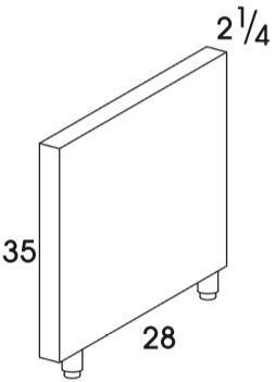 FEP28 - Flat Ash - Outdoor Mldg/Panel/Filler/Valance