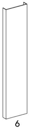 FP6 - Flat Ash - Outdoor Mldg/Panel/Filler/Valance