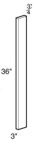 FS36 - Manhattan High Gloss Metallic - Filler Strip-3wX36h-FG