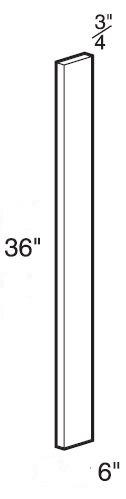FS636 - Norwood Deep Onyx - Filler Strip - 6w X 36h